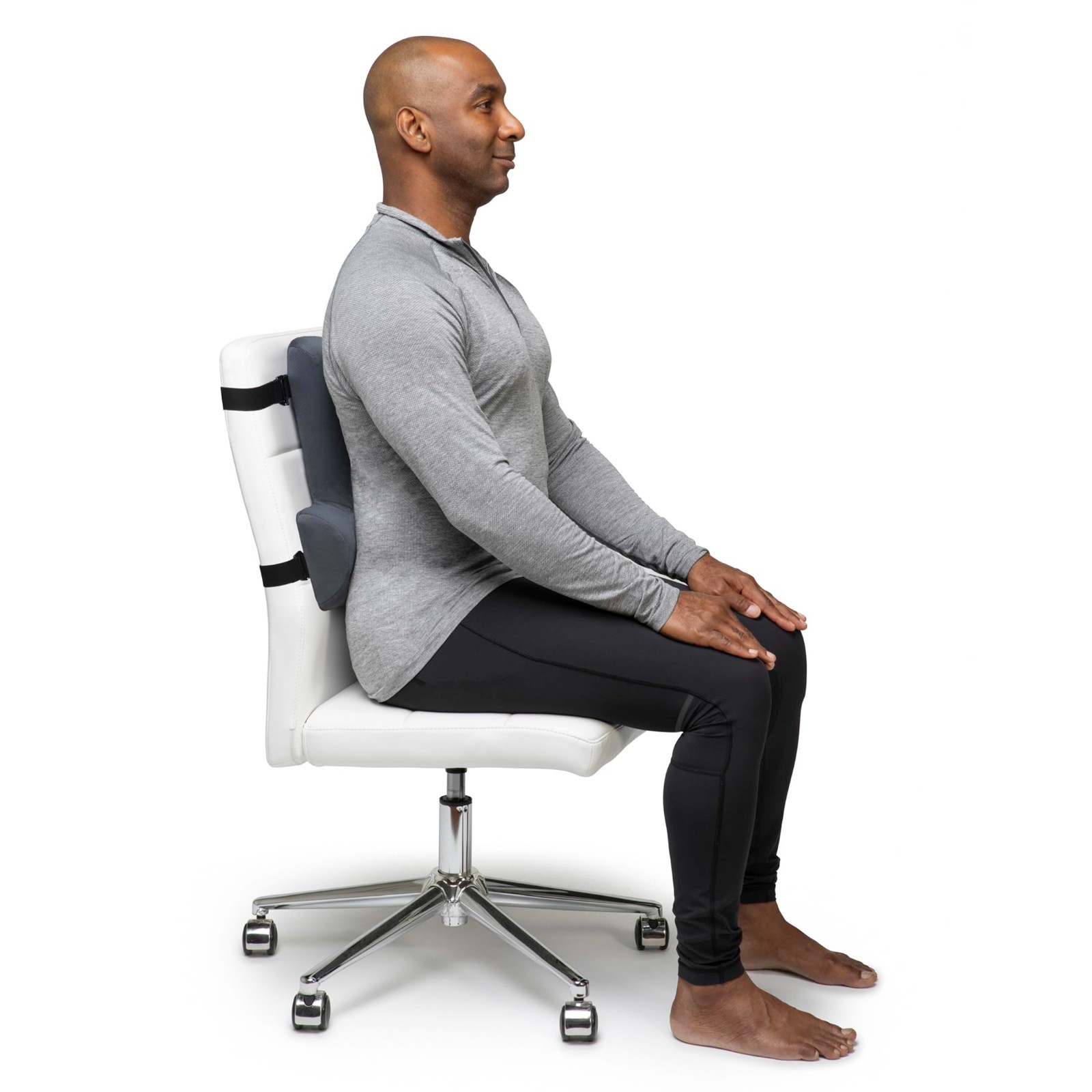 Full Back & Lumbar Support Cushion – Improve Sitting Posture, Car & Chair Comfor