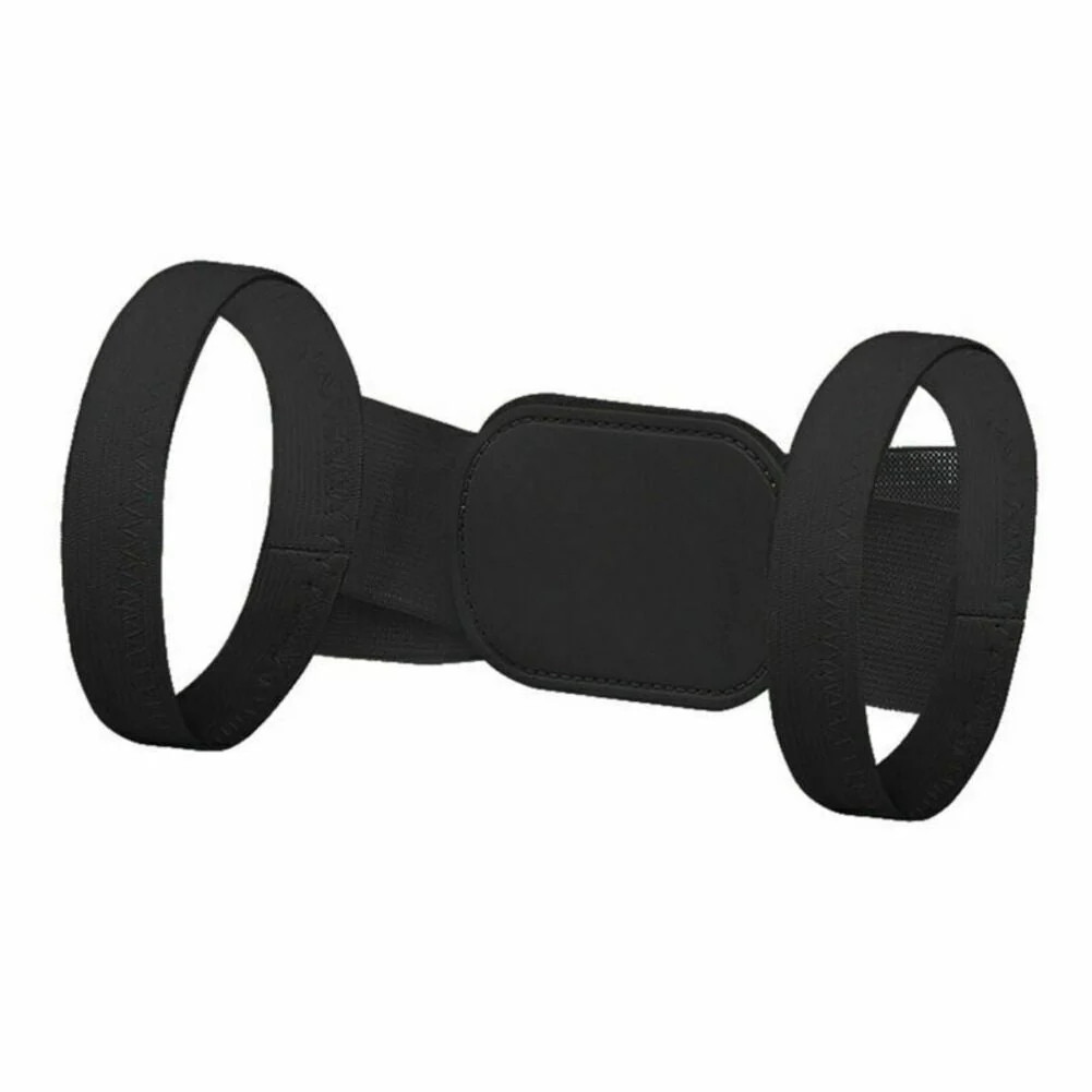 Back Support Correction Belt, Breathable 1PC for Home Travel (Black)