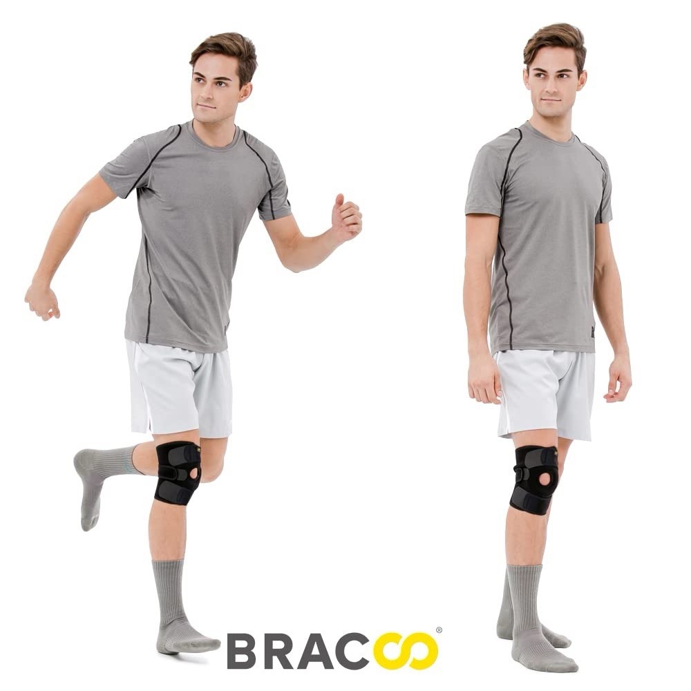 Bracoo Adjustable Compression Knee Patellar Tendon Support Brace BREATHABLE