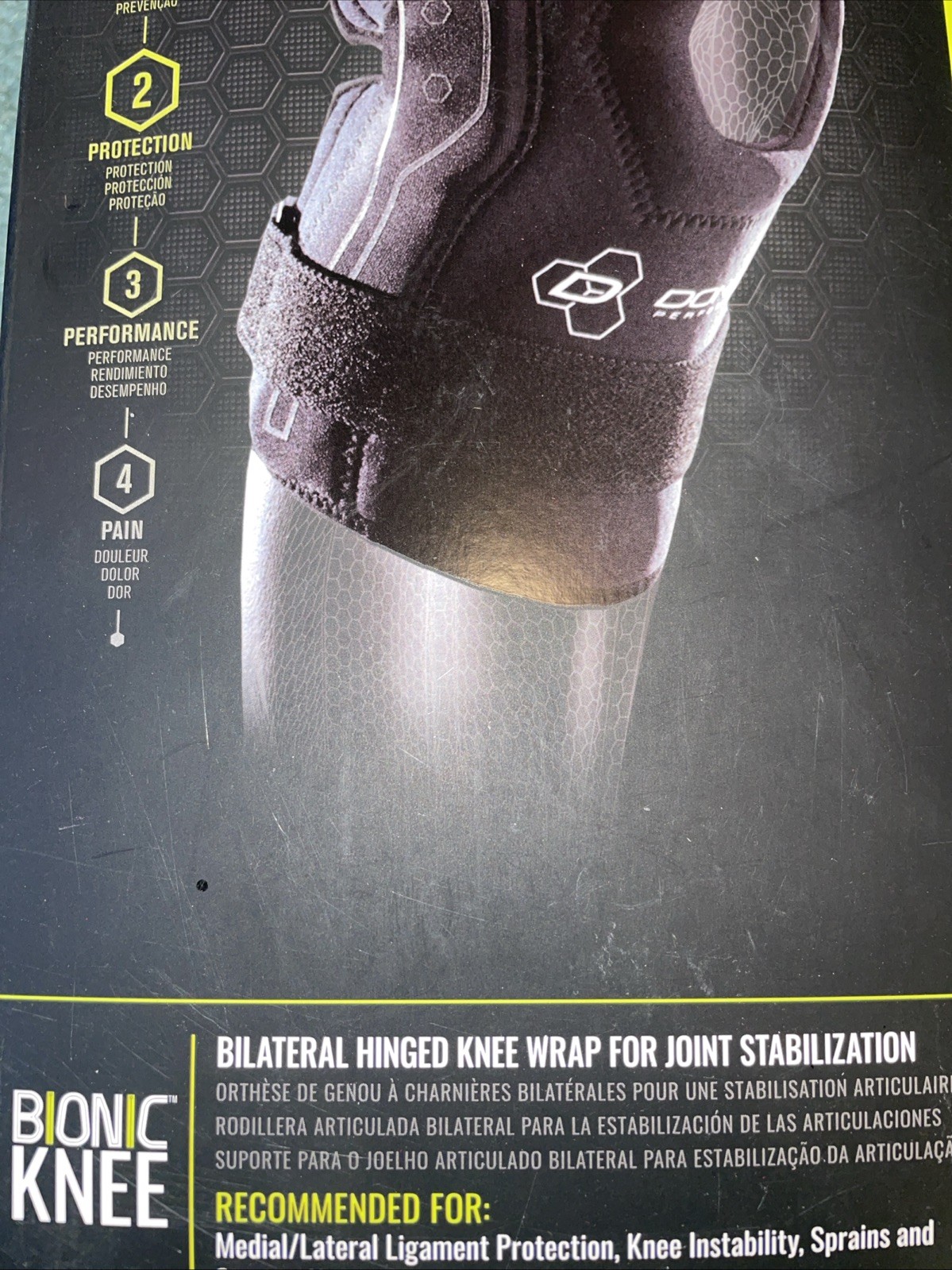 DonJoy Performance Bionic knee Comfort Hinged Knee Wrap Small