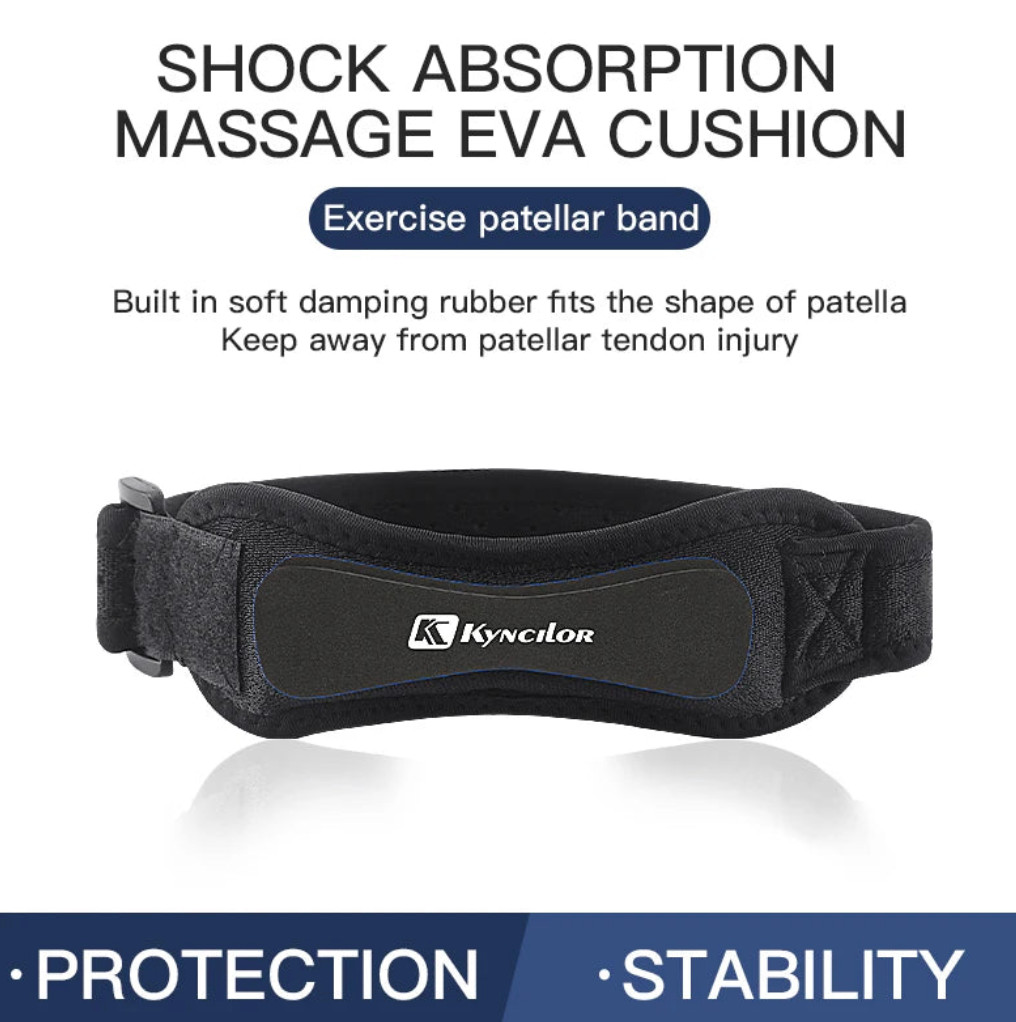 Adjustable Patella Knee Strap – Pain Relief & Support for Running, Sports & Tend