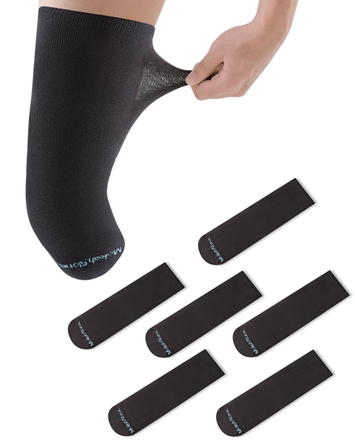 “Soft Elastic Cotton Amputee Socks for Prosthetic Stump Shrinkers – Extra Wide,