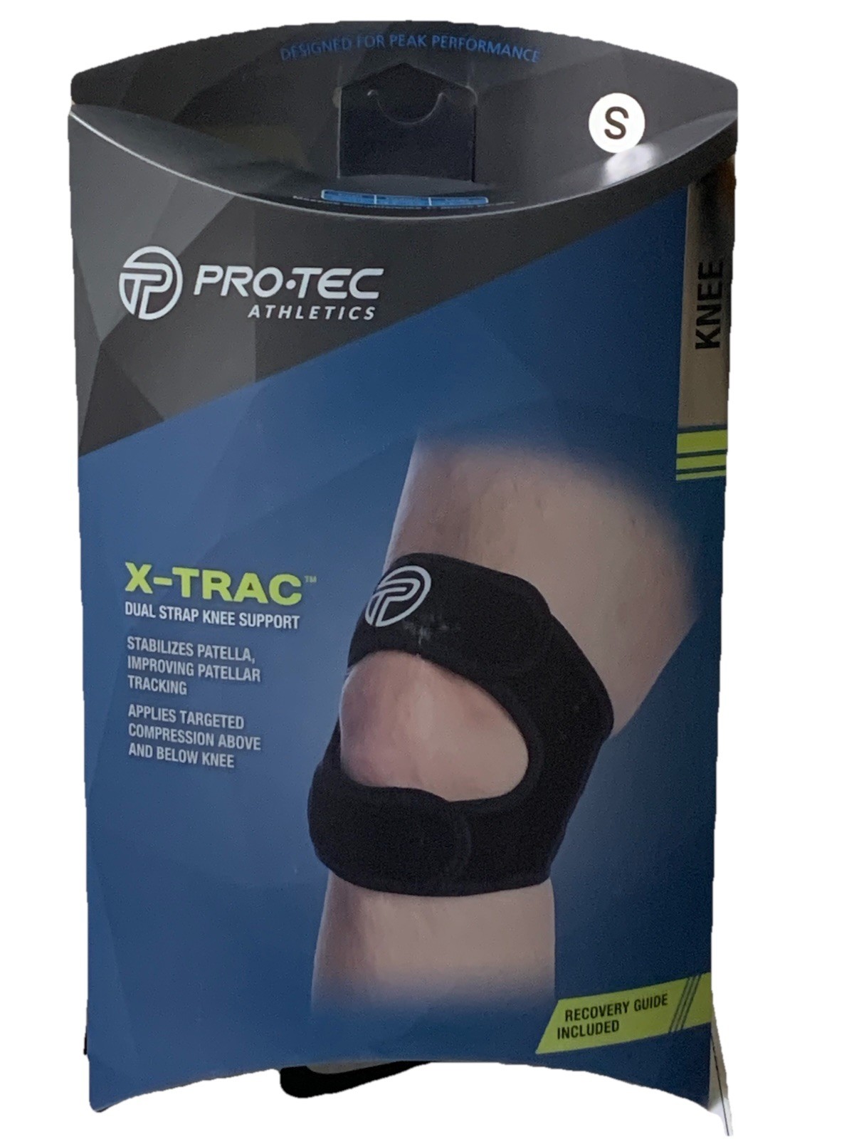 Pro-Tec Athletics X-Trac Dual Strap Knee Support Size Small NEW