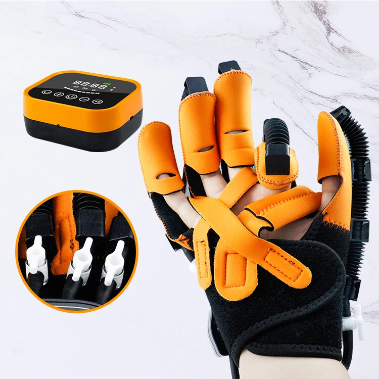 Rehabilitation Finger Training Machine Electric Robotics Gloves Hand Exerciser