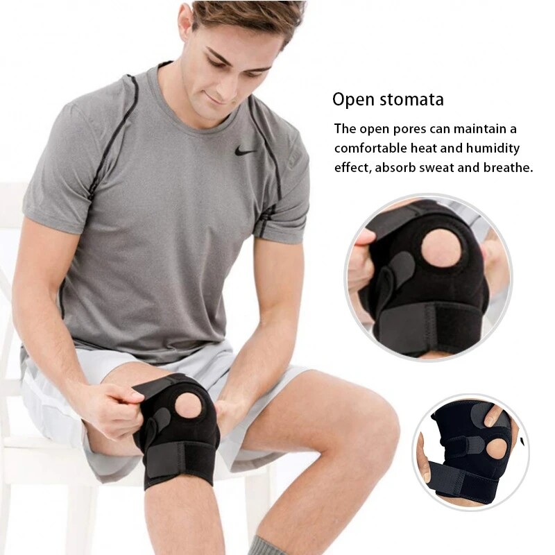 2PCS Orthopedic Brace Support Joint Pain Relif Protector Adjustable Kneepad US