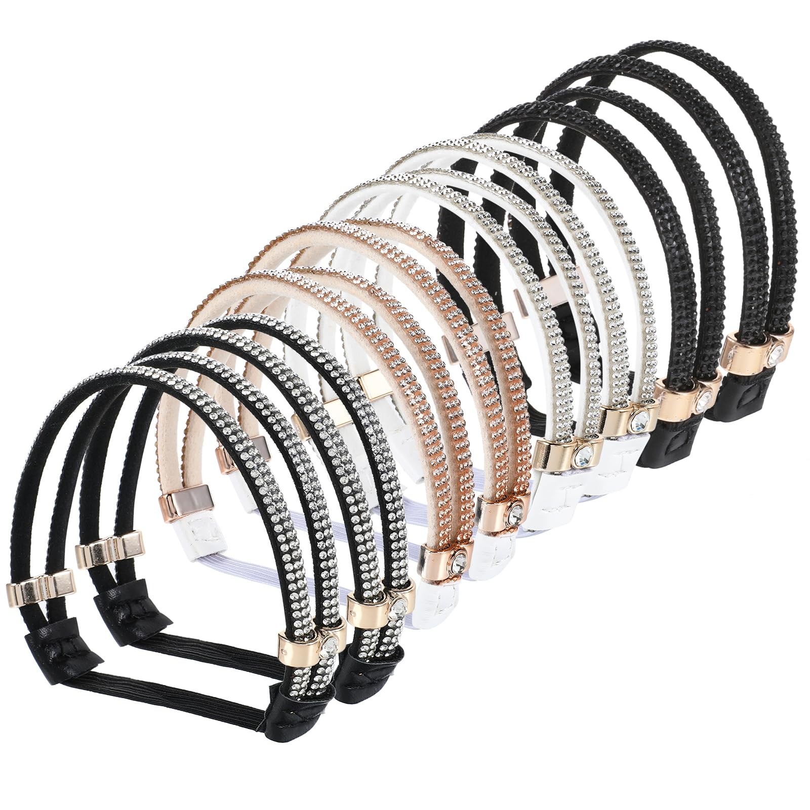 4 Pairs High Heels Shoe Straps Elastic Holding Heels Ankle Belt Band Detachab