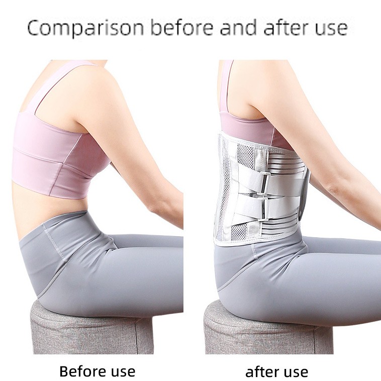 Adjustable Lower Back Brace Lumbar Support Waist Belt For Men Women Pain Relief