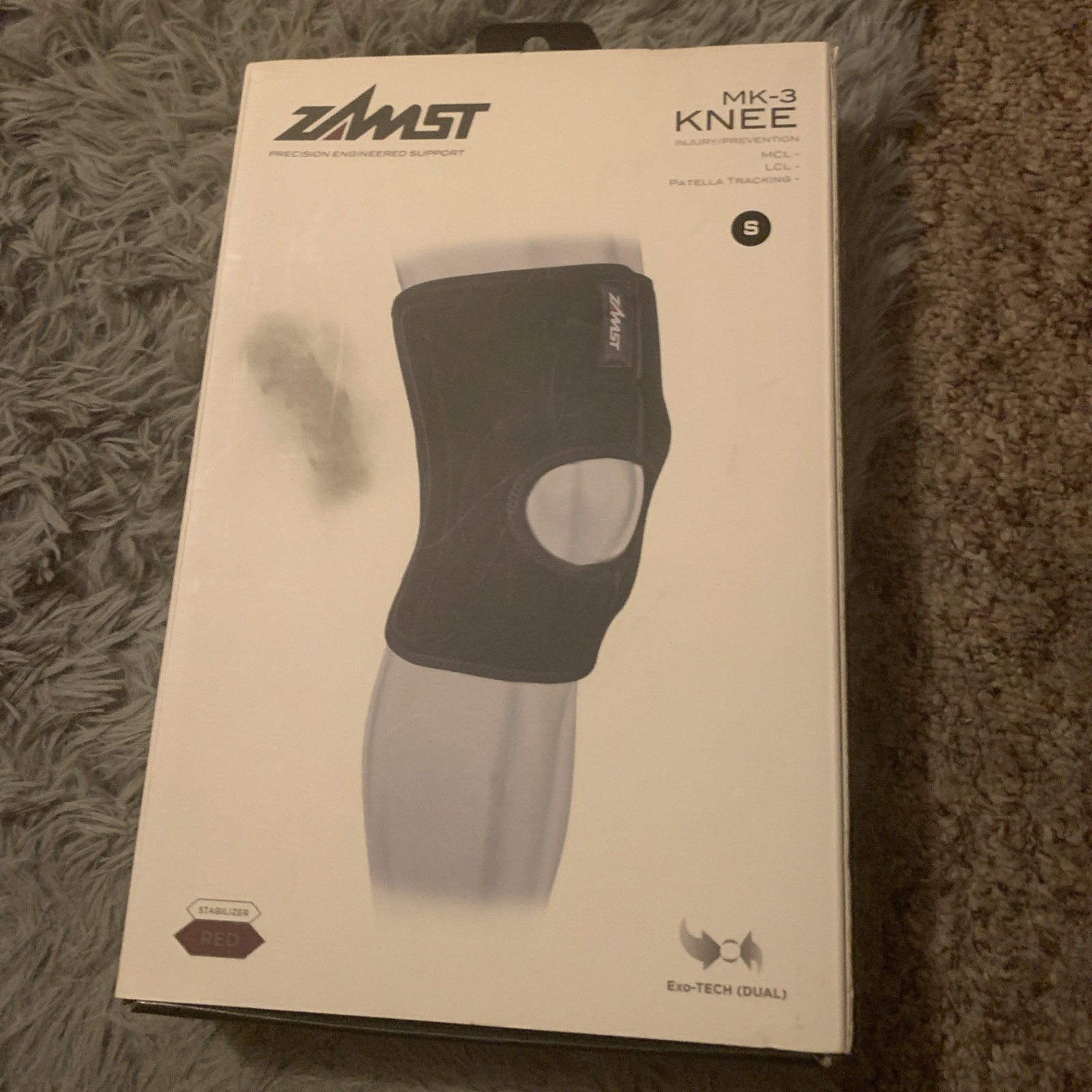 zAmst ZAMST MK-3 Knee Injury Prevention MCL LCL Patella Tracking Small