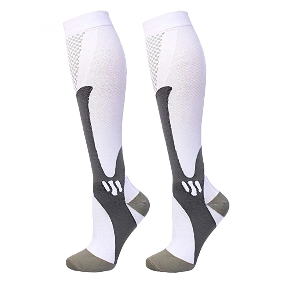Compression Sport Socks Leg Calf Support Graduated Stockings Men Women 20-30mmHg