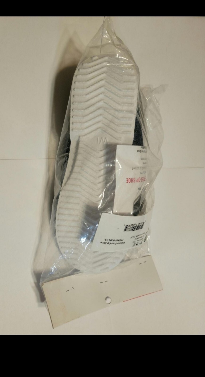 Orthopedic Deluxe Post-op Shoe Size LW Rose Health Care LLC #6004 Hook And Loop