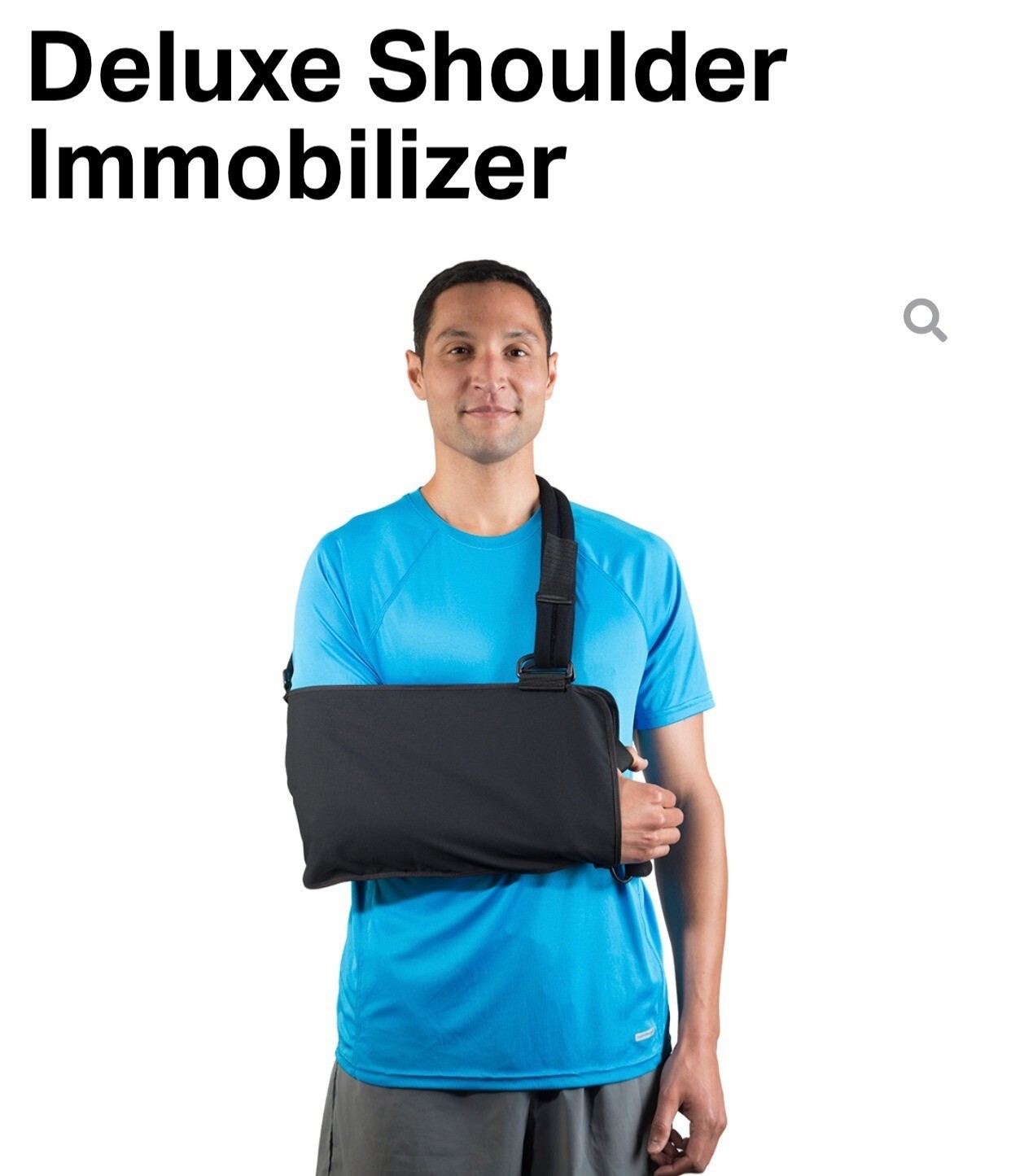 BREG DLX Shoulder Immobilizer VP20105-050 XL Left/Right BLACK NEW IN BOX