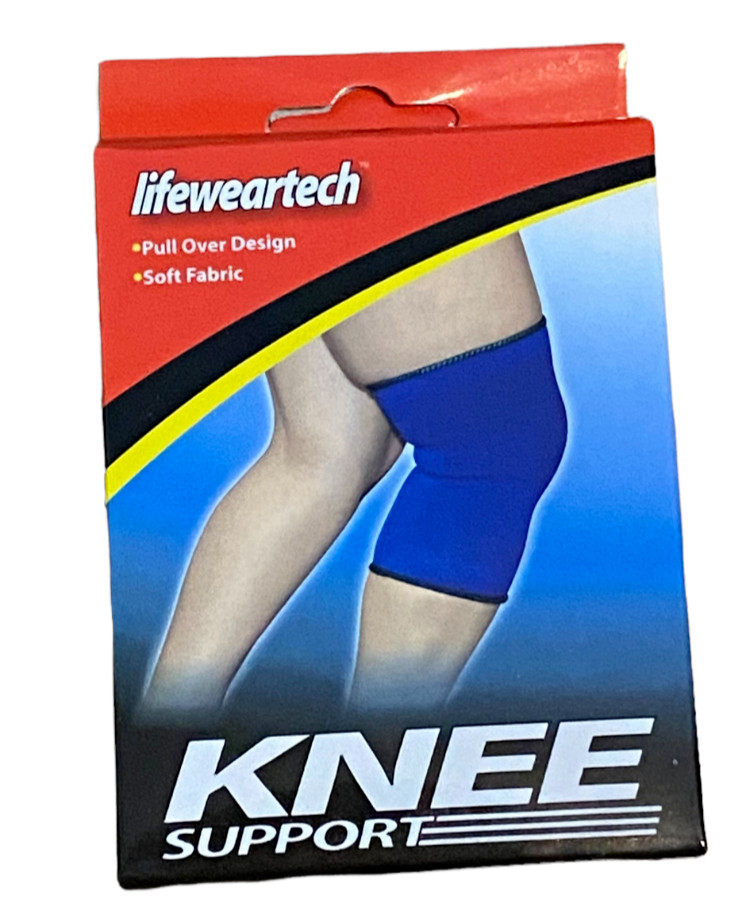 Unisex Knee Support Brace – Pull Over Sleeve – Nylon – Navy Blue