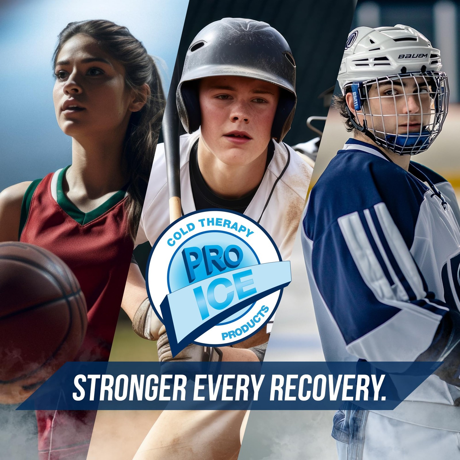 PRO ICE Shoulder Elbow Ice Therapy Wrap for Youth – Excellent for Treating