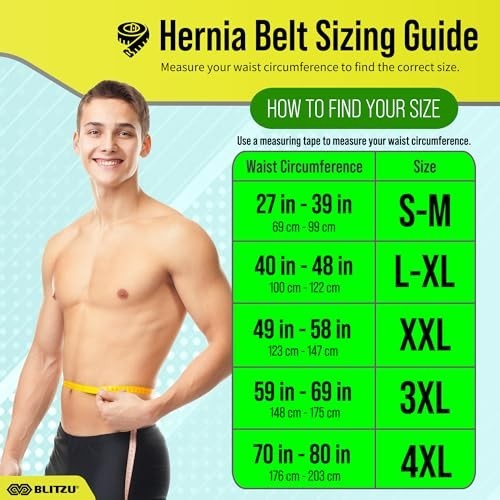 Adjustable Umbilical Hernia Belt for Men & Women, Abdominal Support Truss with 2