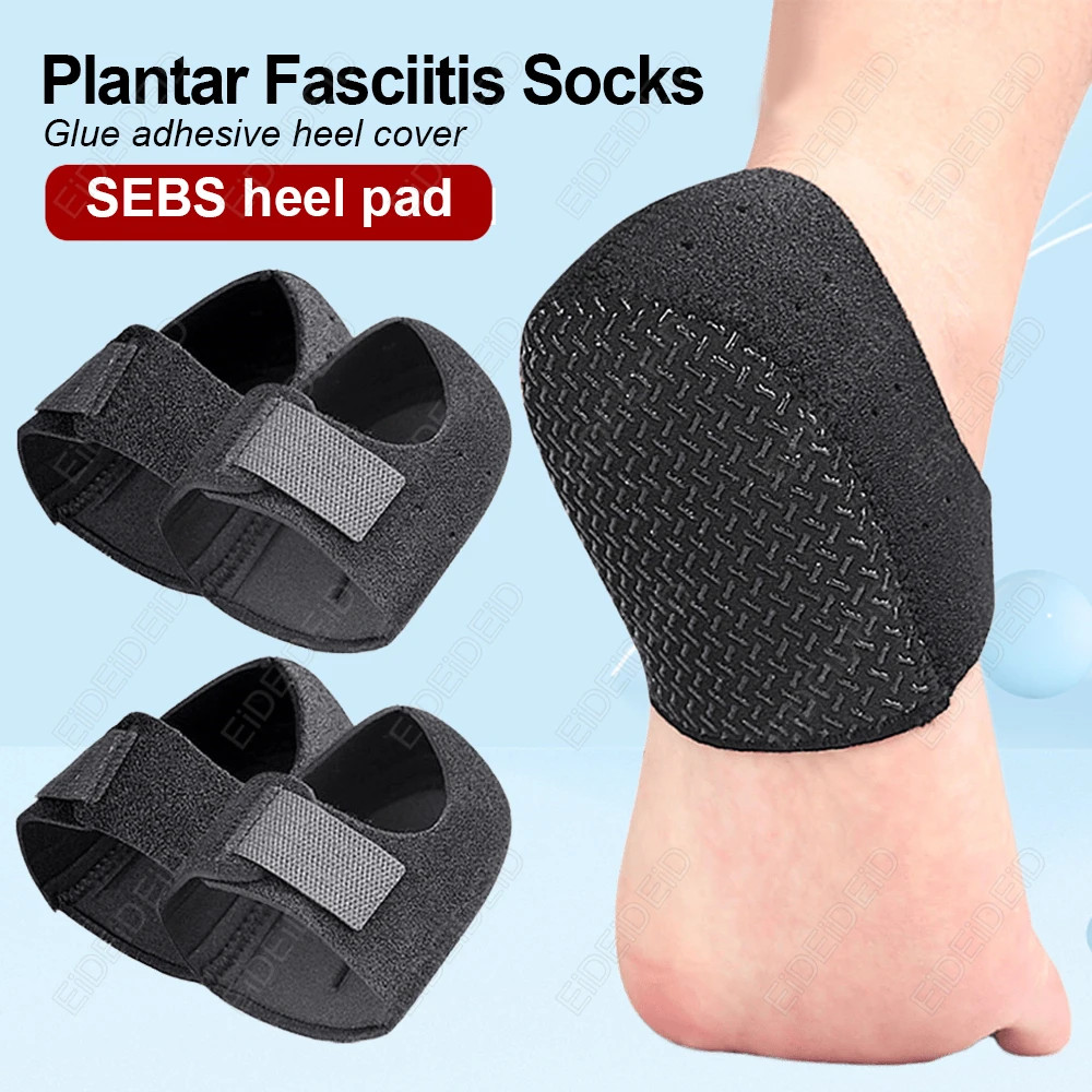 Plantar Fasciitis Silicone Heel Protector for Spurs Shock Absorption Shoes Pads