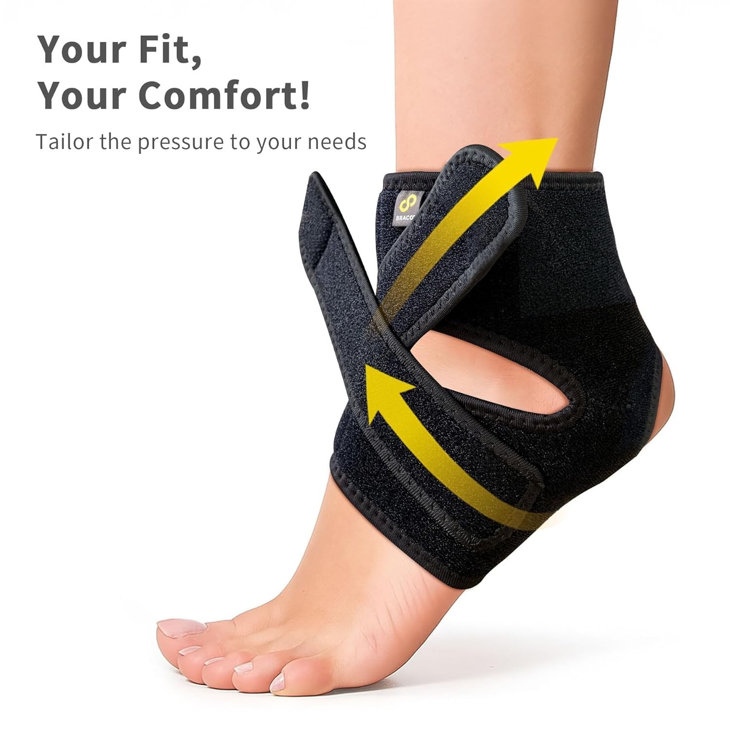 Lightweight Adjustable Ankle Support for Men & Women – Ideal for Sports Injuries