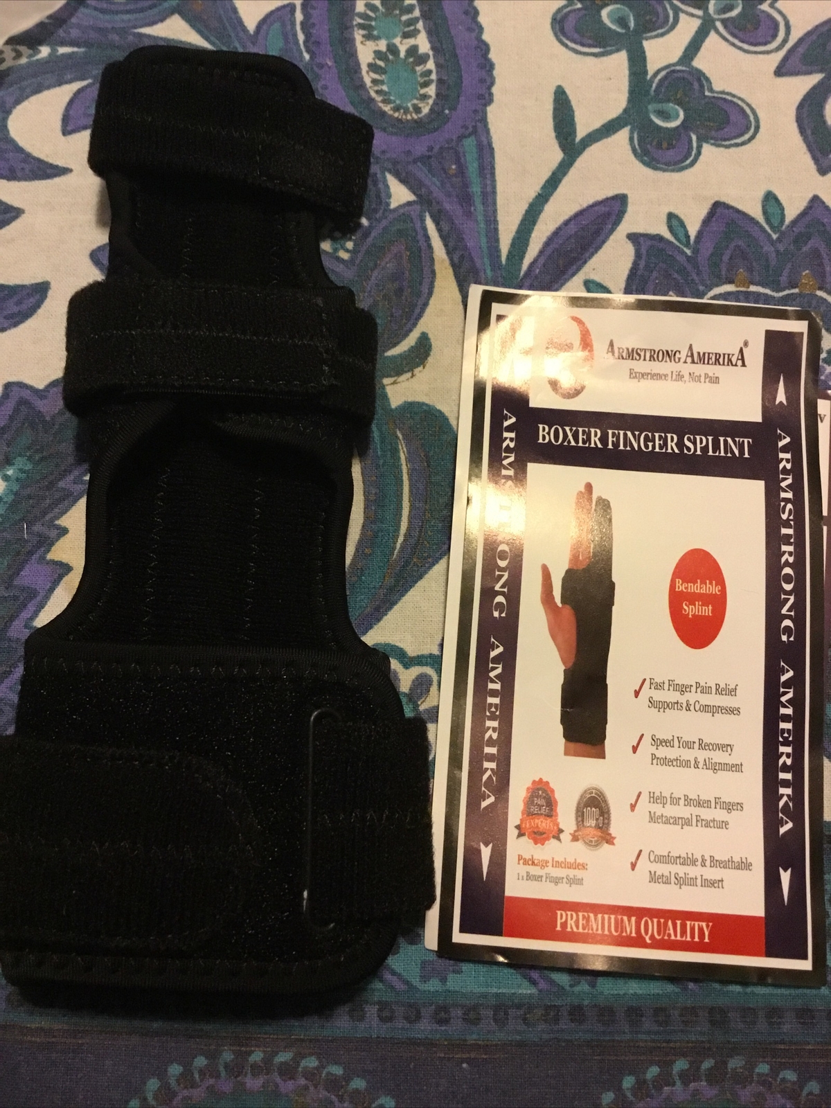 Boxer Finger Splint Right Hand Size S/M