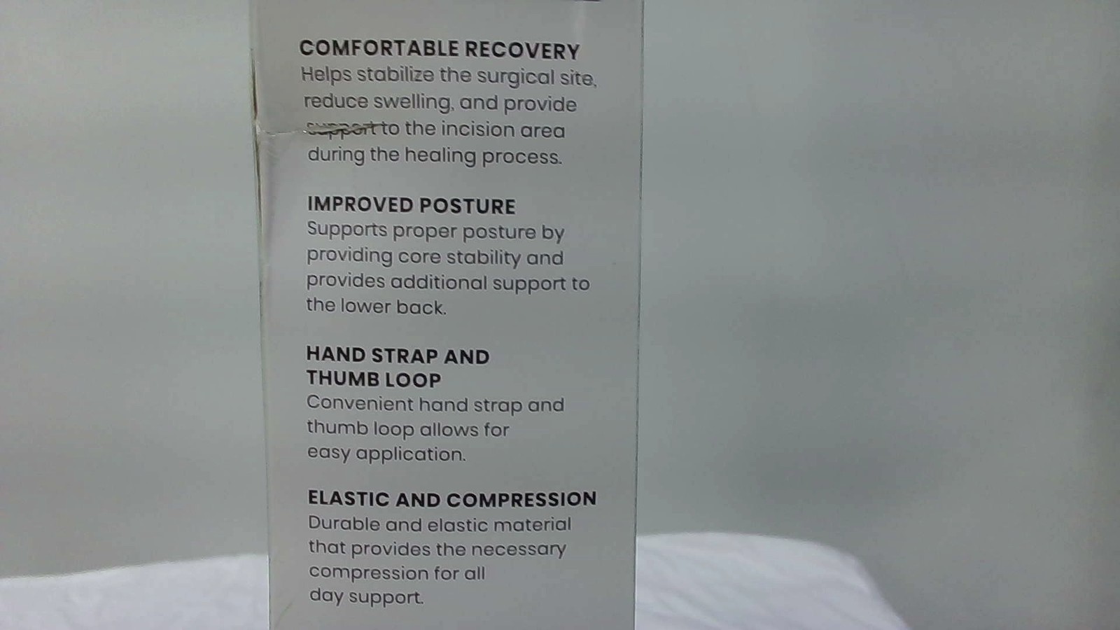 Vive Abdominal Binder–Post Surgery & Postpartum Recovery Hernia (82”