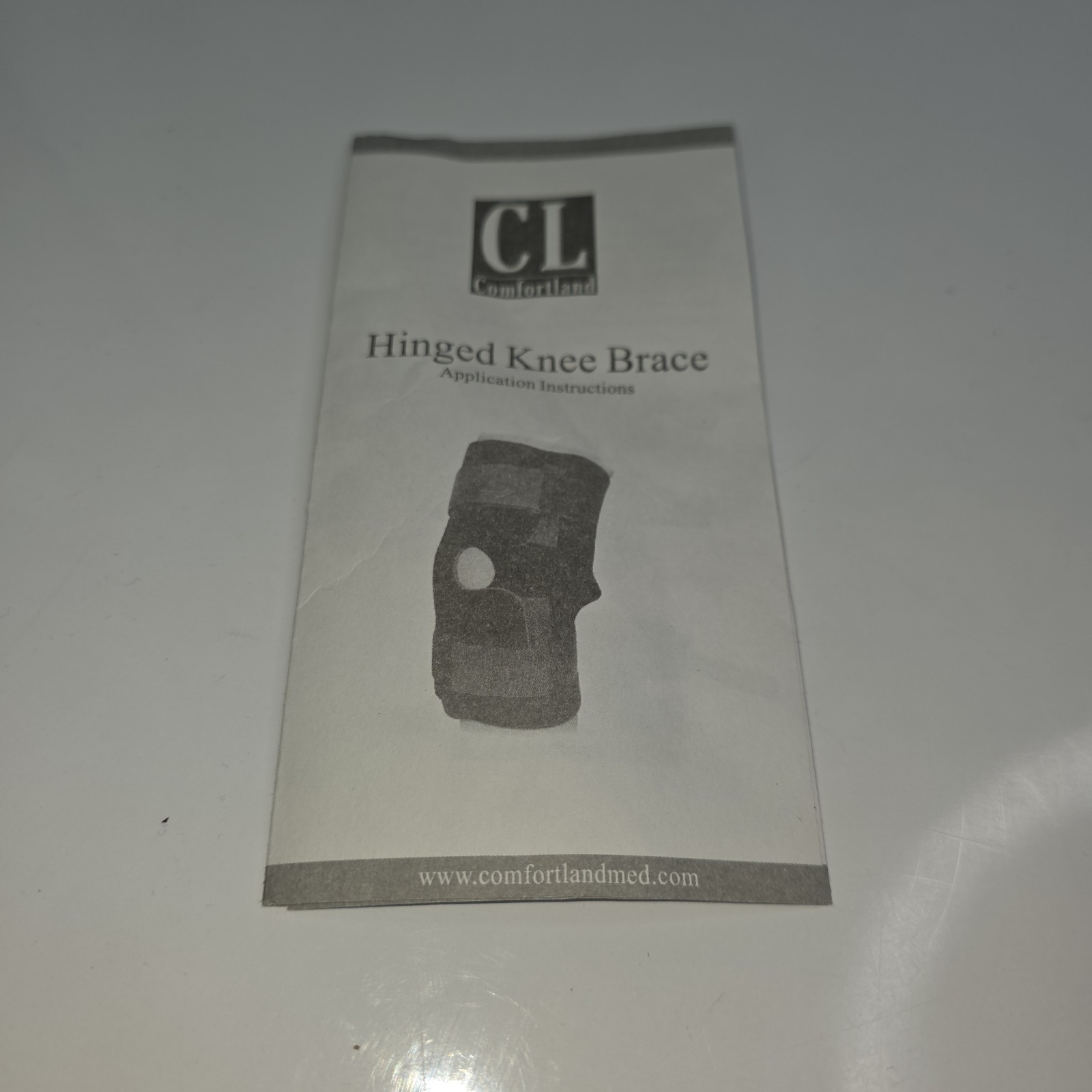 Comfortland CK-110 Universal Hinged Knee Brace Black