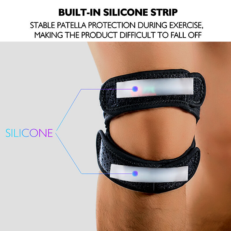 Knee Support Patella Pad Stabilizer Strap Band Tendon Pain Arthritis Relief