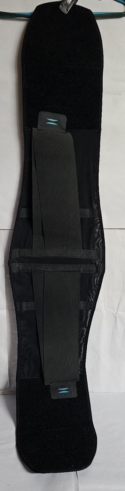 Hely & Weber Back Brace – XXL Orthopedic Lumbar Support – Adjustable Black