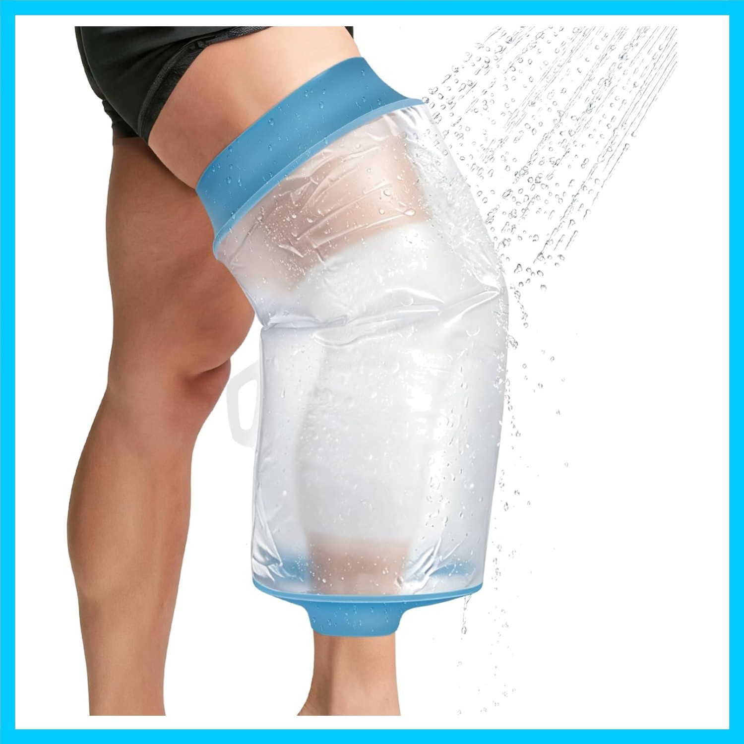 Extra Large Waterproof Knee Shower Protector After Surgery, Reusable | Watert…