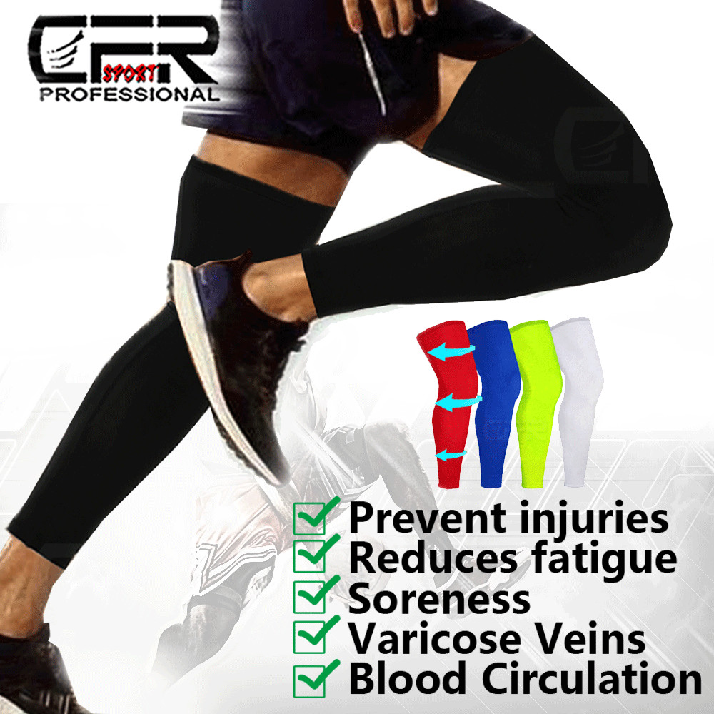 Compression Knee High Sleeve Support Leg Brace Socks Sport Pain Relief Men Women