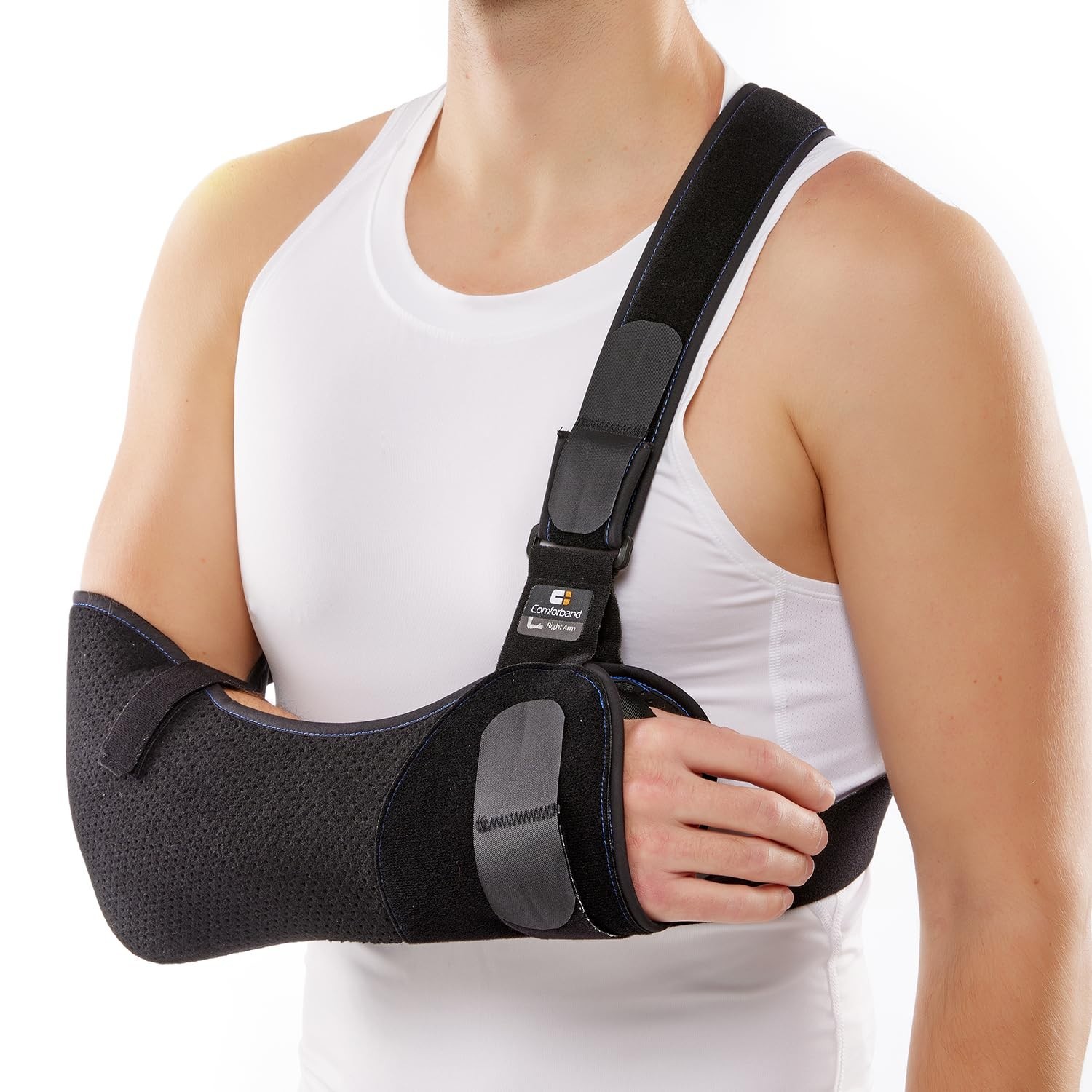 Pain Relief Shoulder Immobilizer Sling – Adjustable Medium Size for Recovery