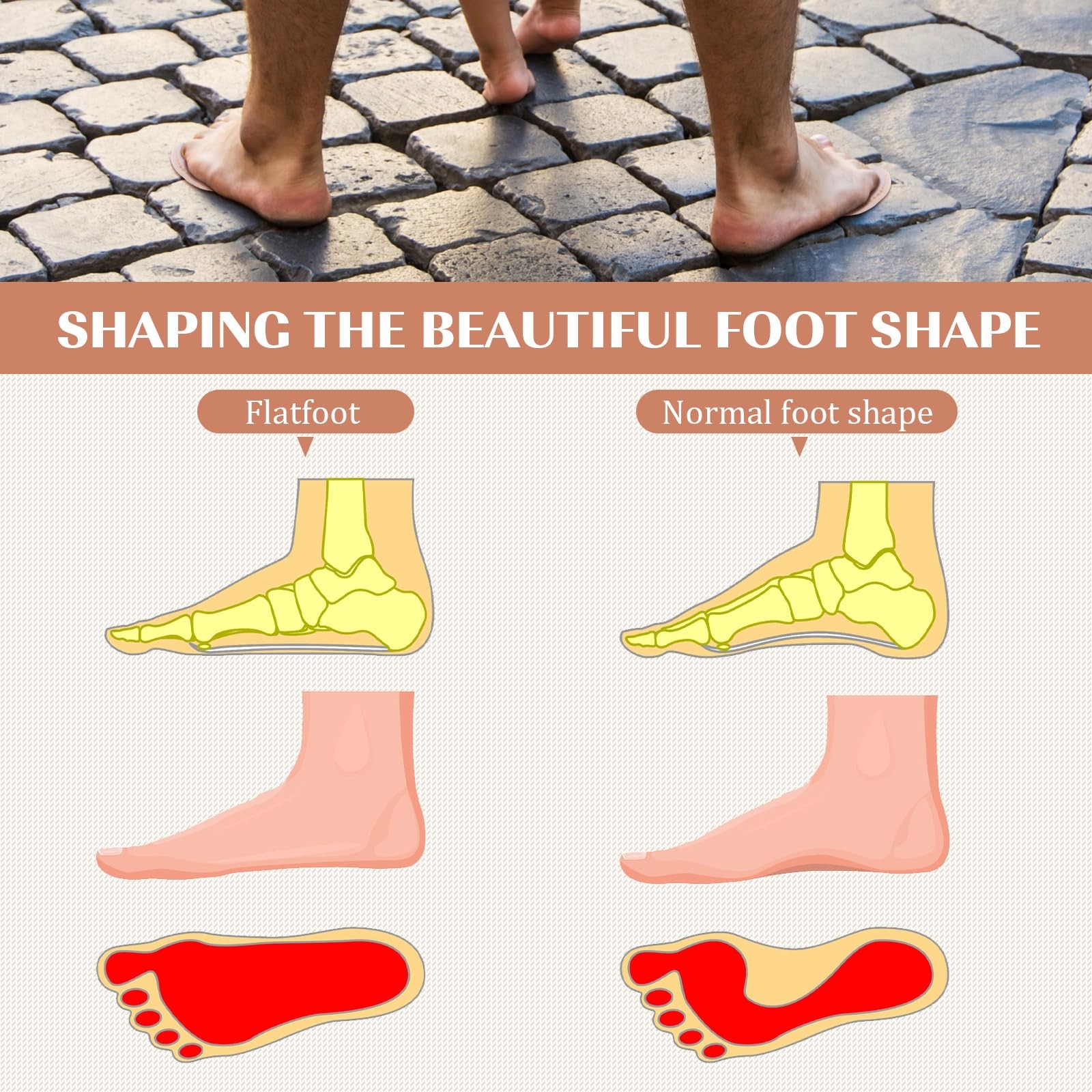 BBTO 2 Pieces Toe Splint Hammer Straightener Corrector with 3…