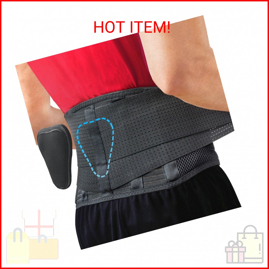 Sparthos Back Brace for Lower Back Pain – Immediate Relief from Sciatica, Hernia