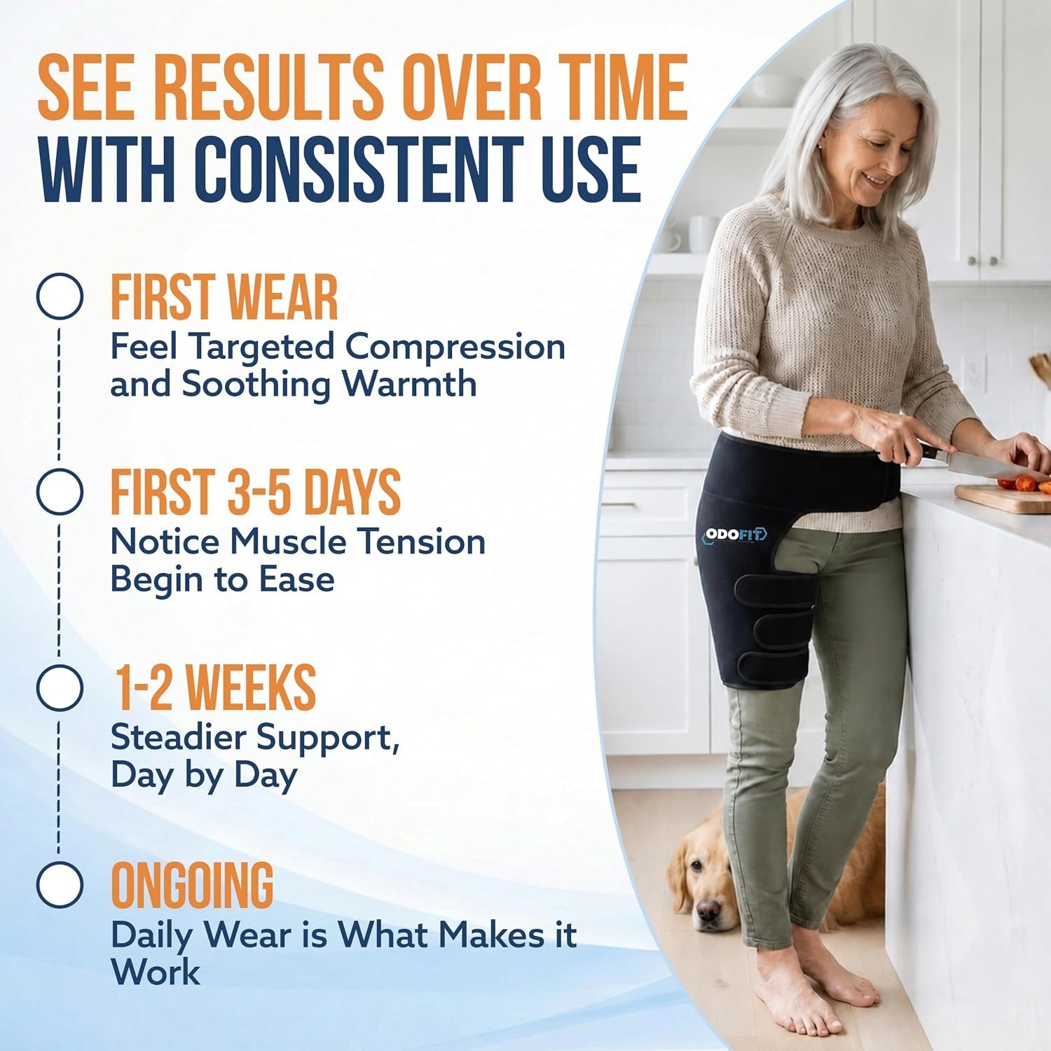 5 in 1 Hip Brace for Women Men Sciatica Pain Relief Devices – Adjustable Groi…