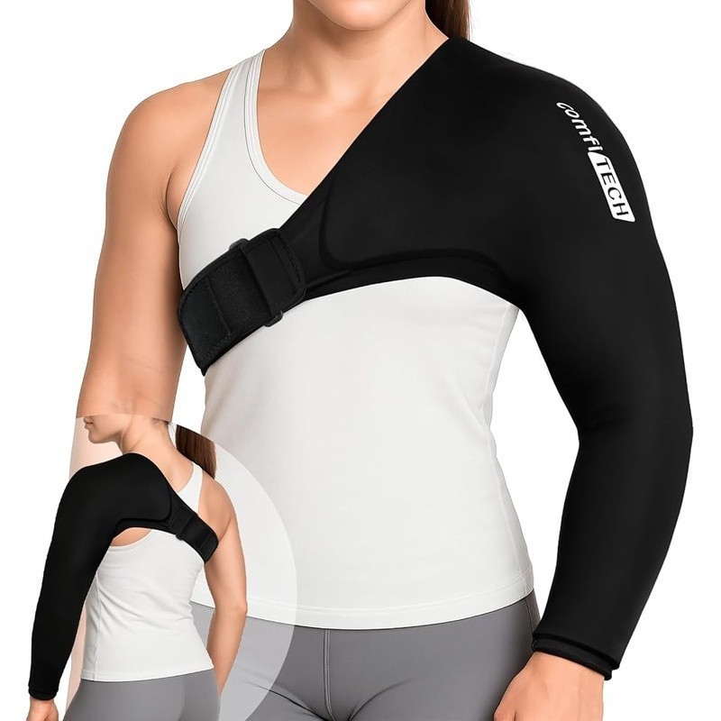 All-in-One Shoulder Elbow Wrist Ice Sleeve Adjustable Compression Athletes New