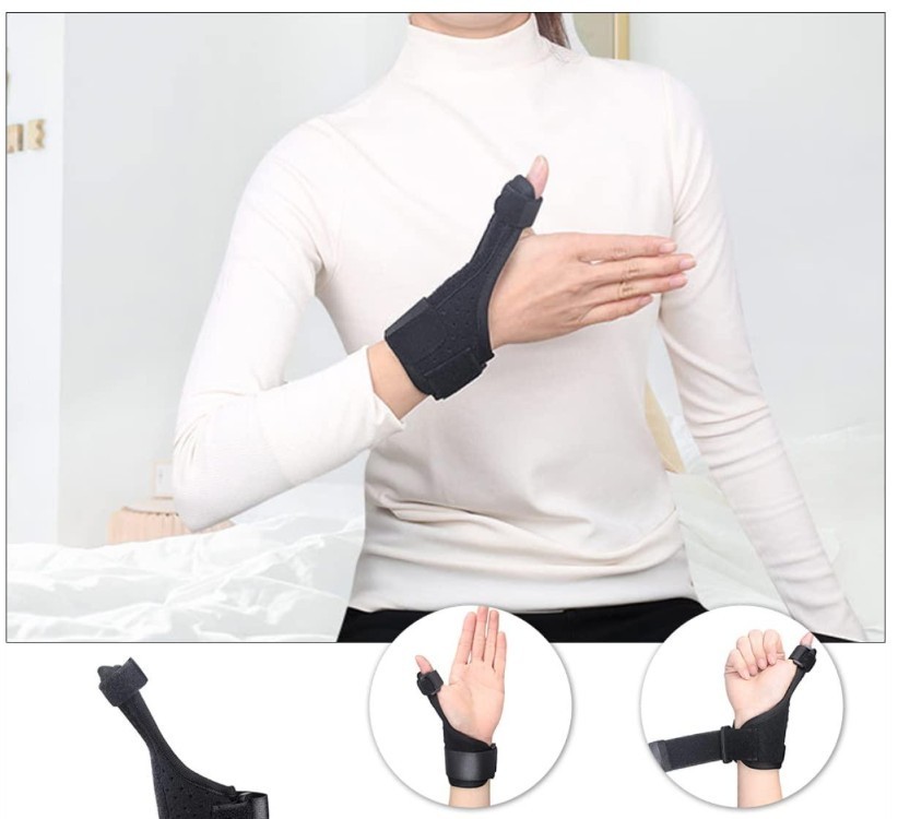1pc Finger Guard Splint Breathable Fabric Stabilizing Treatment Extension Holder