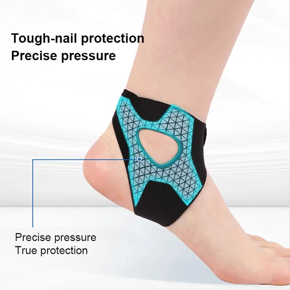 Ultra Thin Ankle Brace Compression Support Strap Sleeve for Sports 1 Piece