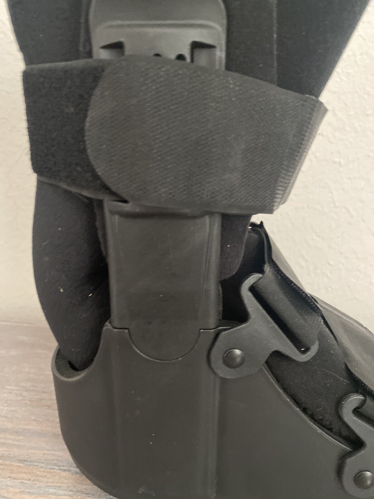 Orthotic Brace Boot Shoe For foot drop black size small – NEW-