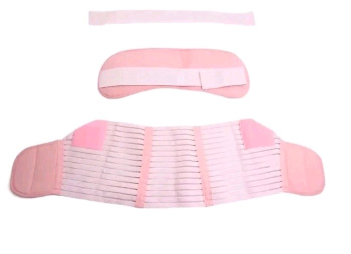 Pregnancy Support Belt Maternity Belly Band Back Pain Relief Adjustable Pink NEW