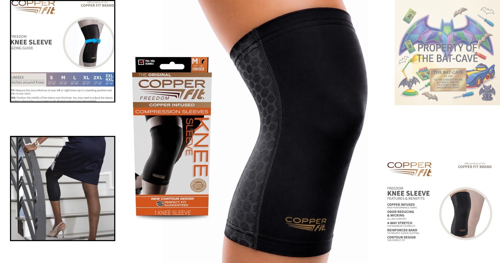 Extra Large Freedom Knee Sleeve – Support & Recovery for Active Lifestyles