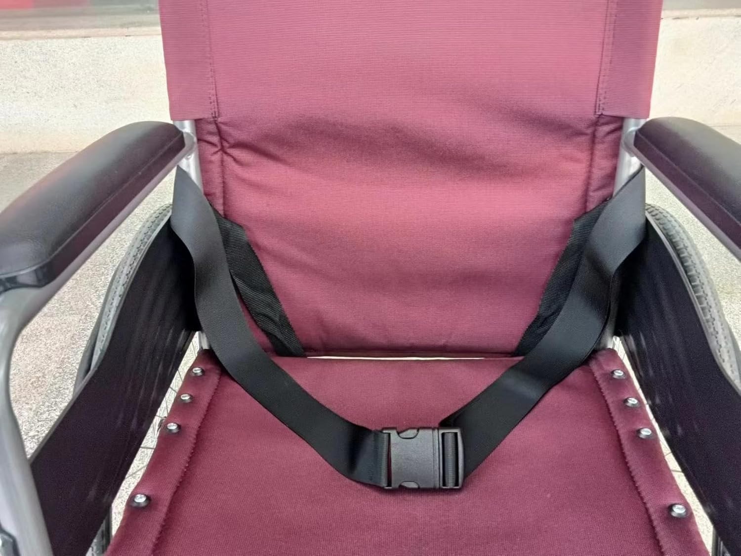1pac Wheelchair Safety Strap Seat Belt Adjustable Anti-Fall Extra Long Size-S…