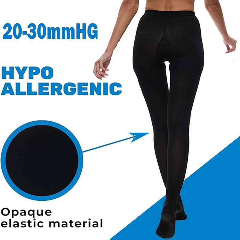 Control Top Compression Pantyhose Sheer Tights Tummy Control Support Stockings