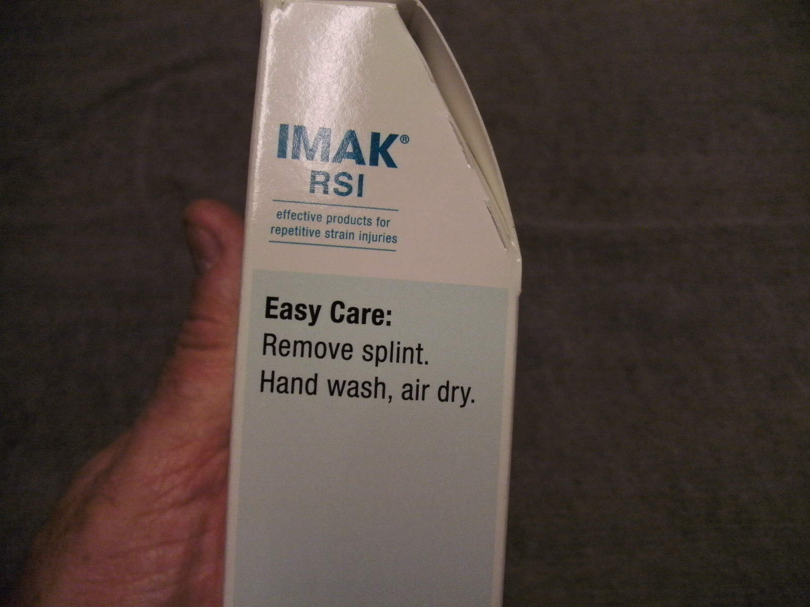 Imak RSI SmartGlove, Flexable Support Splint, Size Large, new unused cond in Box