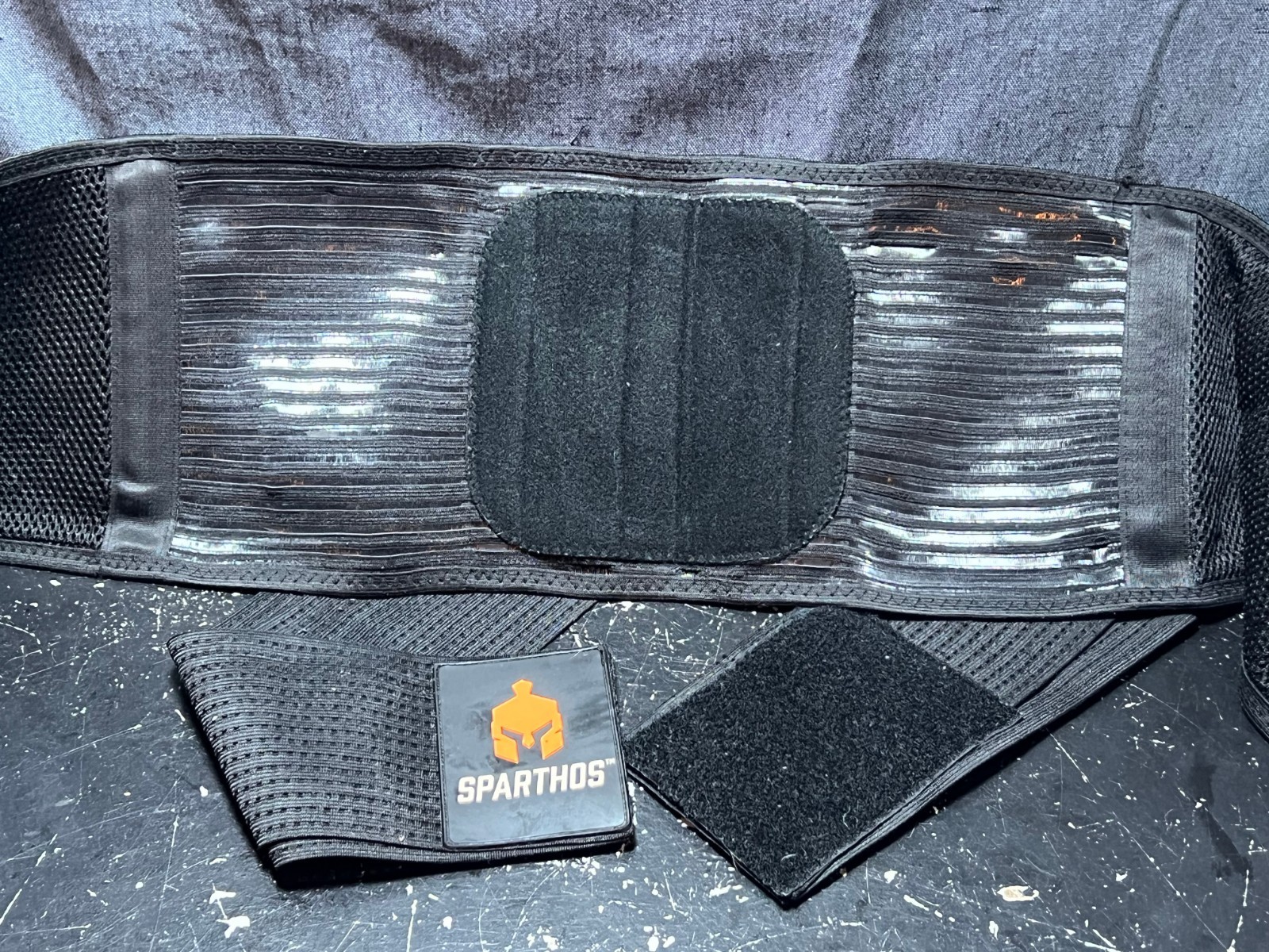 Sparthos Back Brace Immediate Relief Lower Back Pain Herniated Disc Black XXL