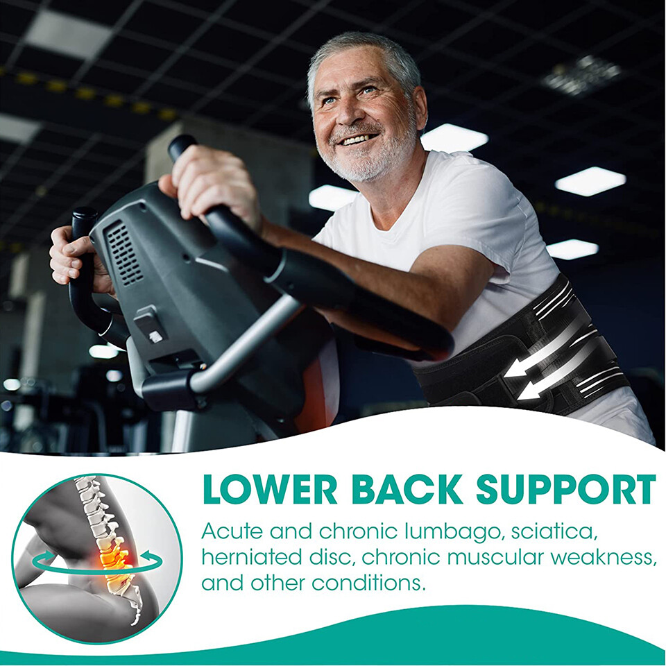Lower Back Brace Lumbar Support Band Waist Belt For Men Women Pain Relief Girdle