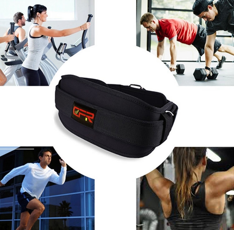 Weight Lifting Belt Heavy Work Back Brace Lumar Support GYM Strengthen Strap