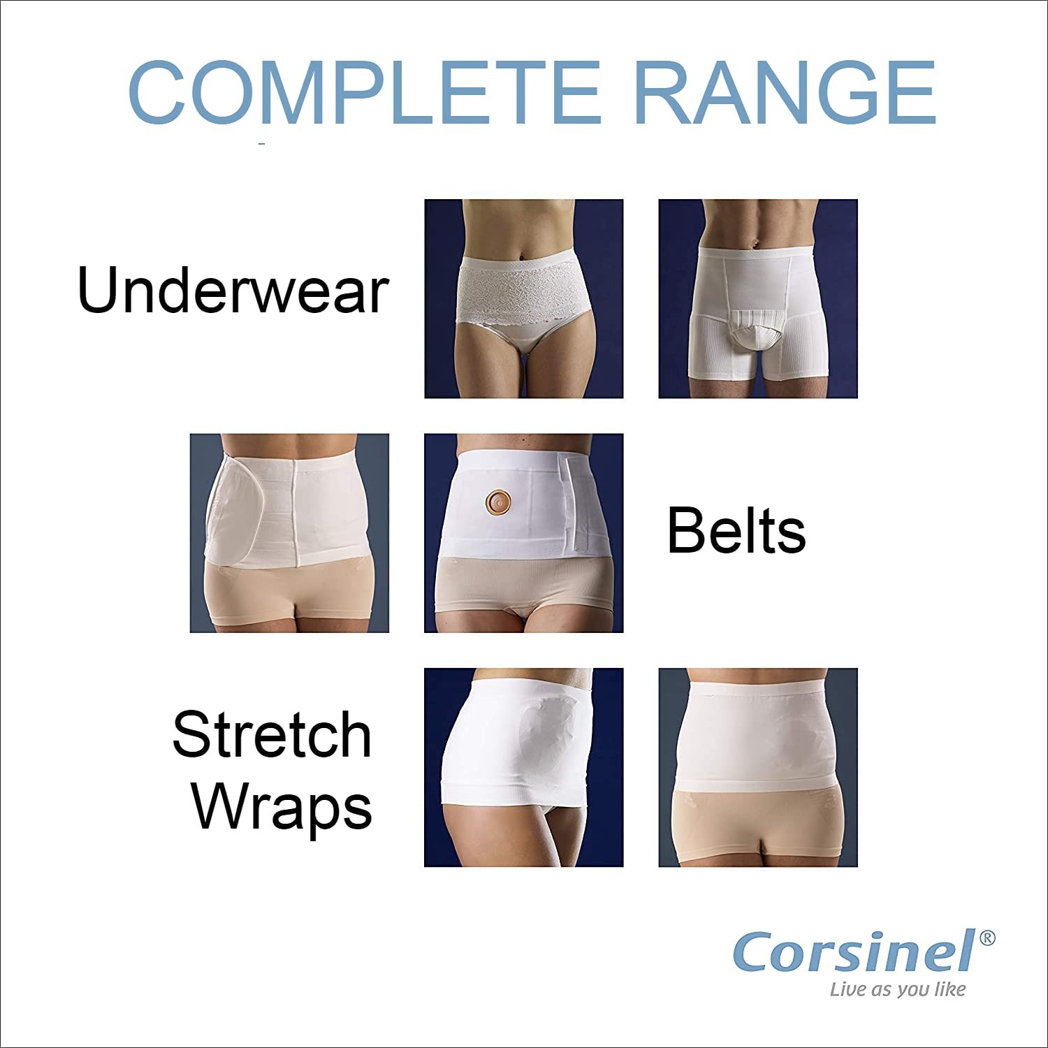 Discreet Beige Ostomy/Hernia Support Garment S/M, Ideal for Active Lifestyles