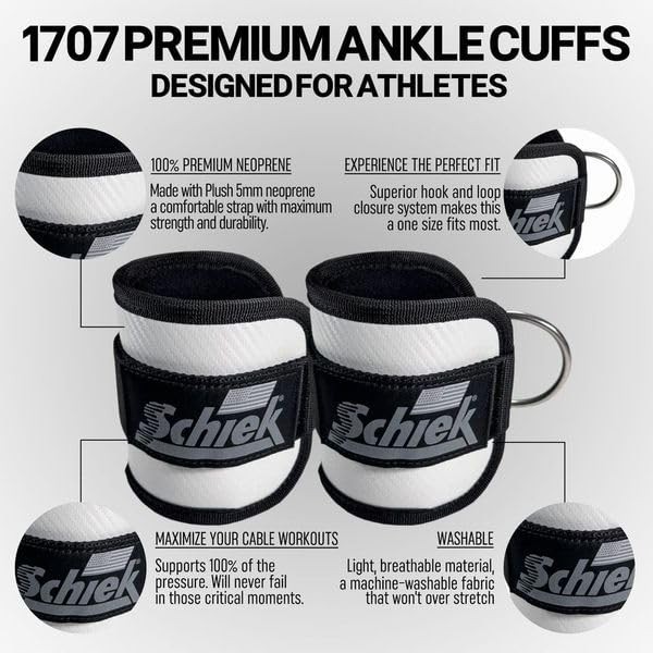 Durable Ankle Cuffs for Glute Kickbacks & Cable Machine Workouts – Fitness Gear