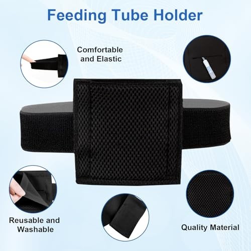 5PCS Breathable Feeding Tube Belt for Peritoneal Dialysis, Comfortable G Tube Ac