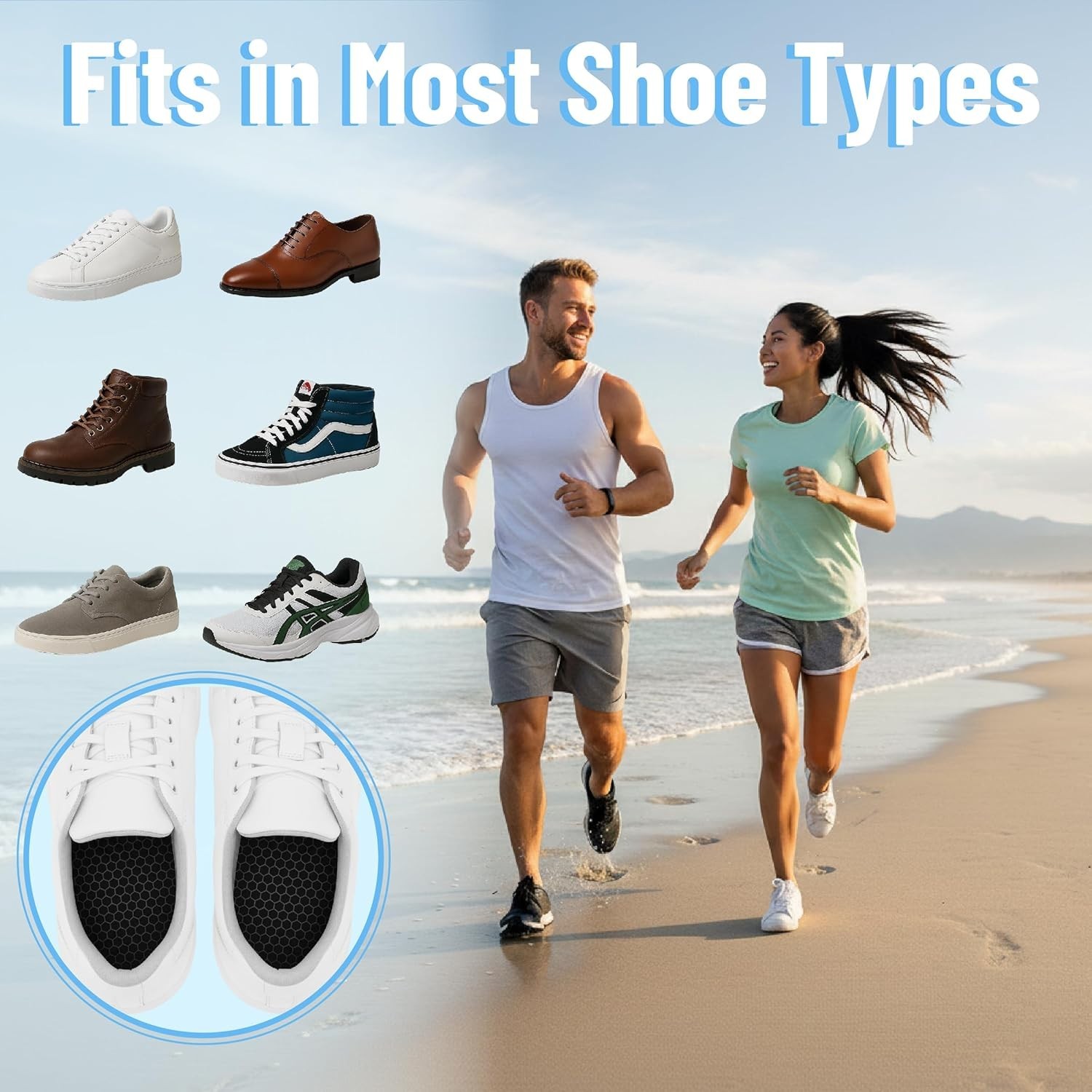 Plantar Fasciitis Relief with Dr. JK Small Heel Cups – Shock-Absorbing Design