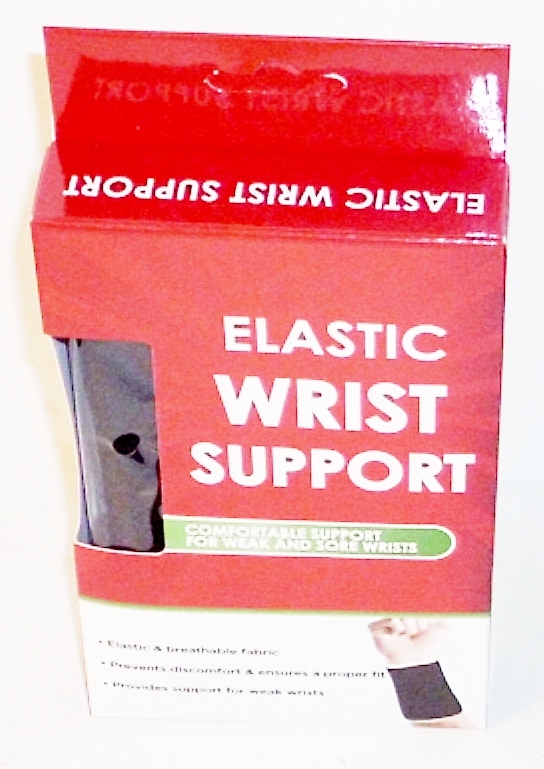 Elastic Wrist Support For Weak And Sore Wrists Black