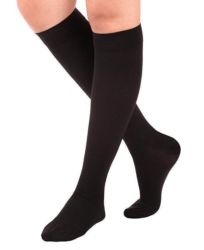 23-32mmHg Medical Grade Compression Socks Men Women Knee High Support Stockings