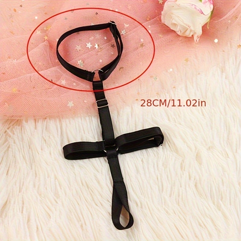 Elastic Sleek Elegant Soft Smooth Fitting Modern 2PCS Women’s Black Ankle Straps